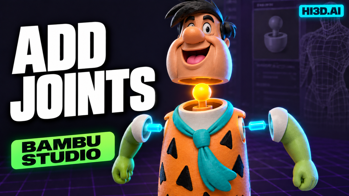 How To Add Ball Joints and Pin Joints To Your 3D Figures!