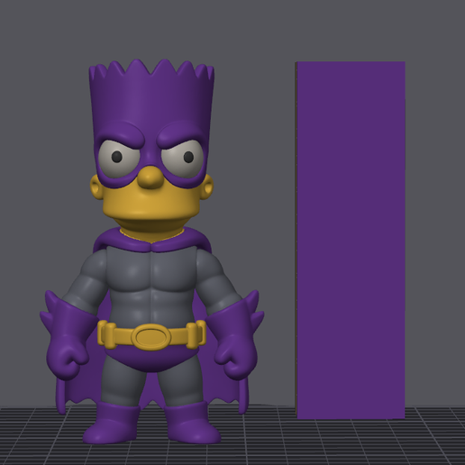 Bartman - Chibi Figure model cover from Cults3D