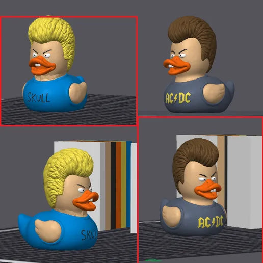 Beavis and Duckhead Set model cover from Cults3D