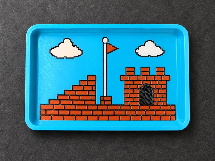 Castle Finish — Pixel Art Catchall Tray by SwagBag.US