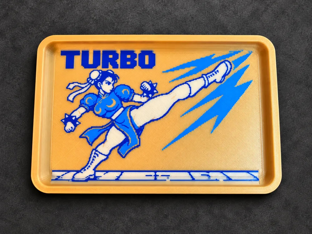 Chun-Li Turbo — Desk Tray by SwagBag.US