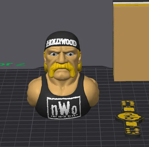 Hollywood Hulk Hogan nWo Duck model cover from Cults3D