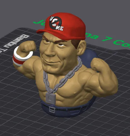 John Cena - Wrestling Duck model cover from Cults3D