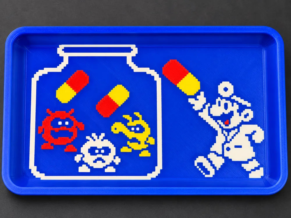 Pixel Pill — Retro Puzzle Catchall Tray by SwagBag.US
