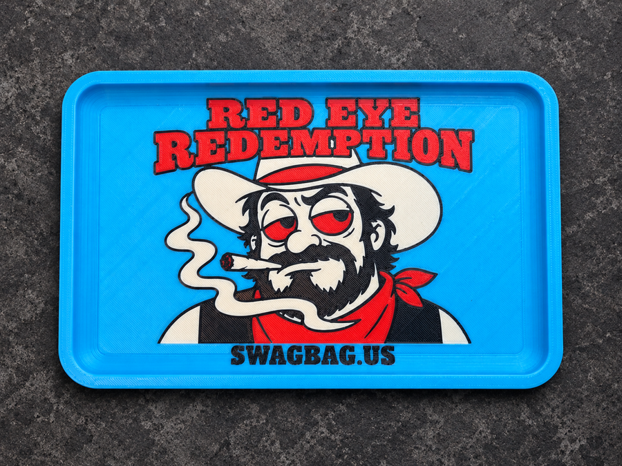 Red Eye Redemption decorative catchall tray by SwagBag.US