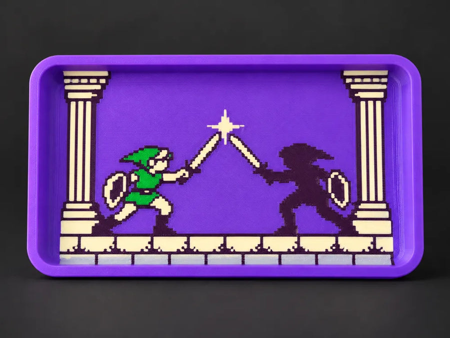 Shadow Duel — Pixel Art Catchall Tray by SwagBag.US