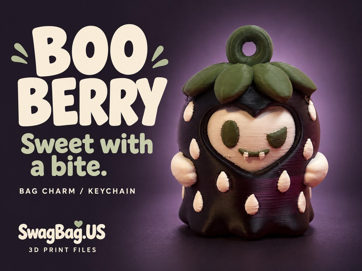 Boo Berry — Bag charms model preview