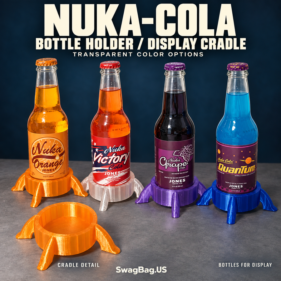 Nuka-Cola — Bottle Holder & Display Cradle — approved SwagBag.US cover