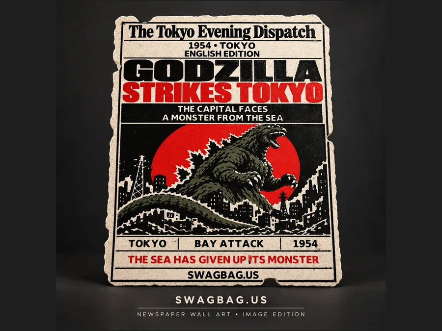 Tokyo 1954 — Newspaper Wall Art — Image Edition by SwagBag.US