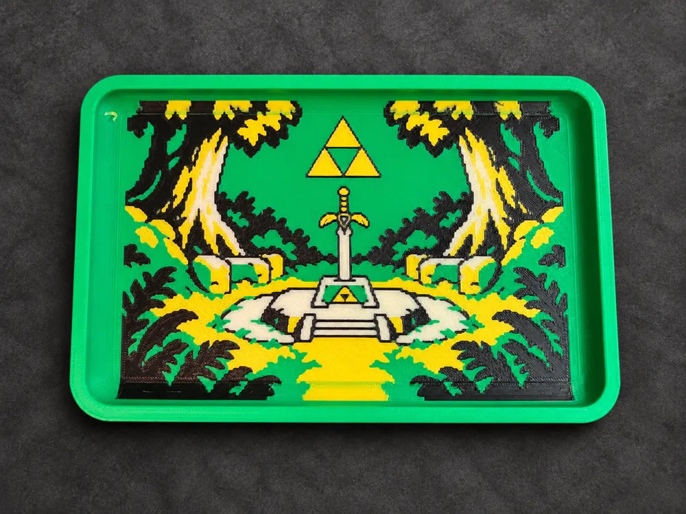 Zelda Sword & Triforce — Desk Tray by SwagBag.US
