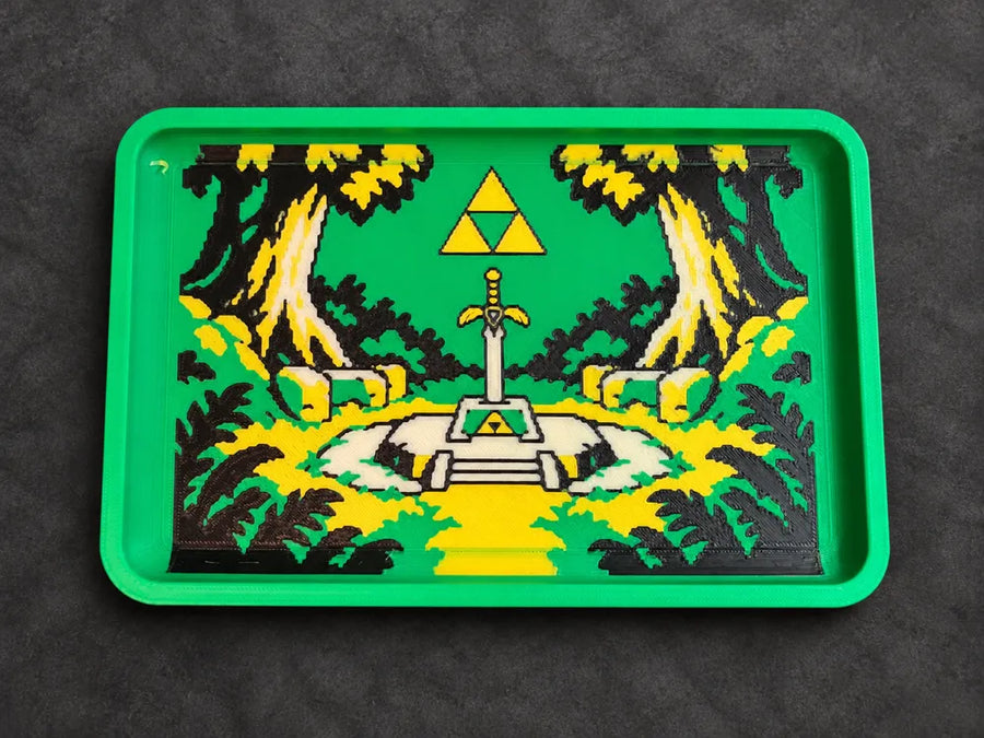 Zelda Sword & Triforce — Desk Tray by SwagBag.US