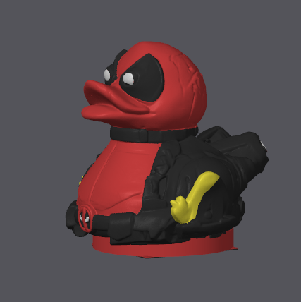 Deadpool Rubber Duck 3MF – Bambu Ready Multi-Color Print File