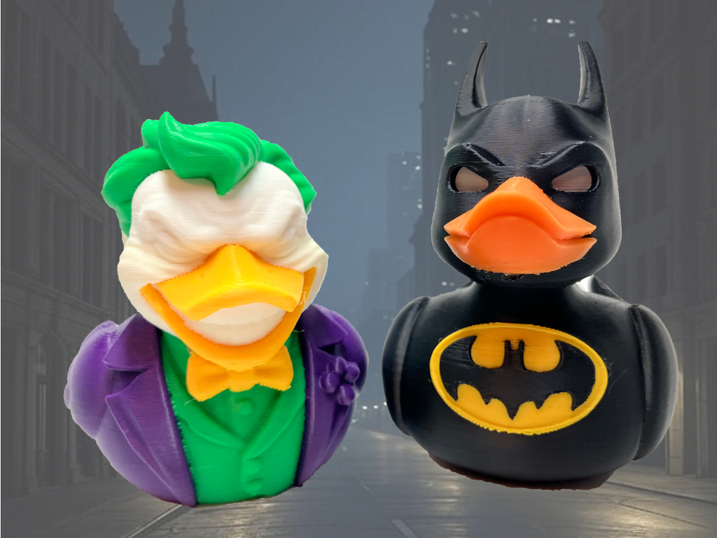 Batman and Joker Duck Set