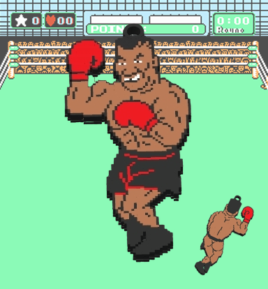 Mike Tyson Punch-Out Buns Out Key Chain
