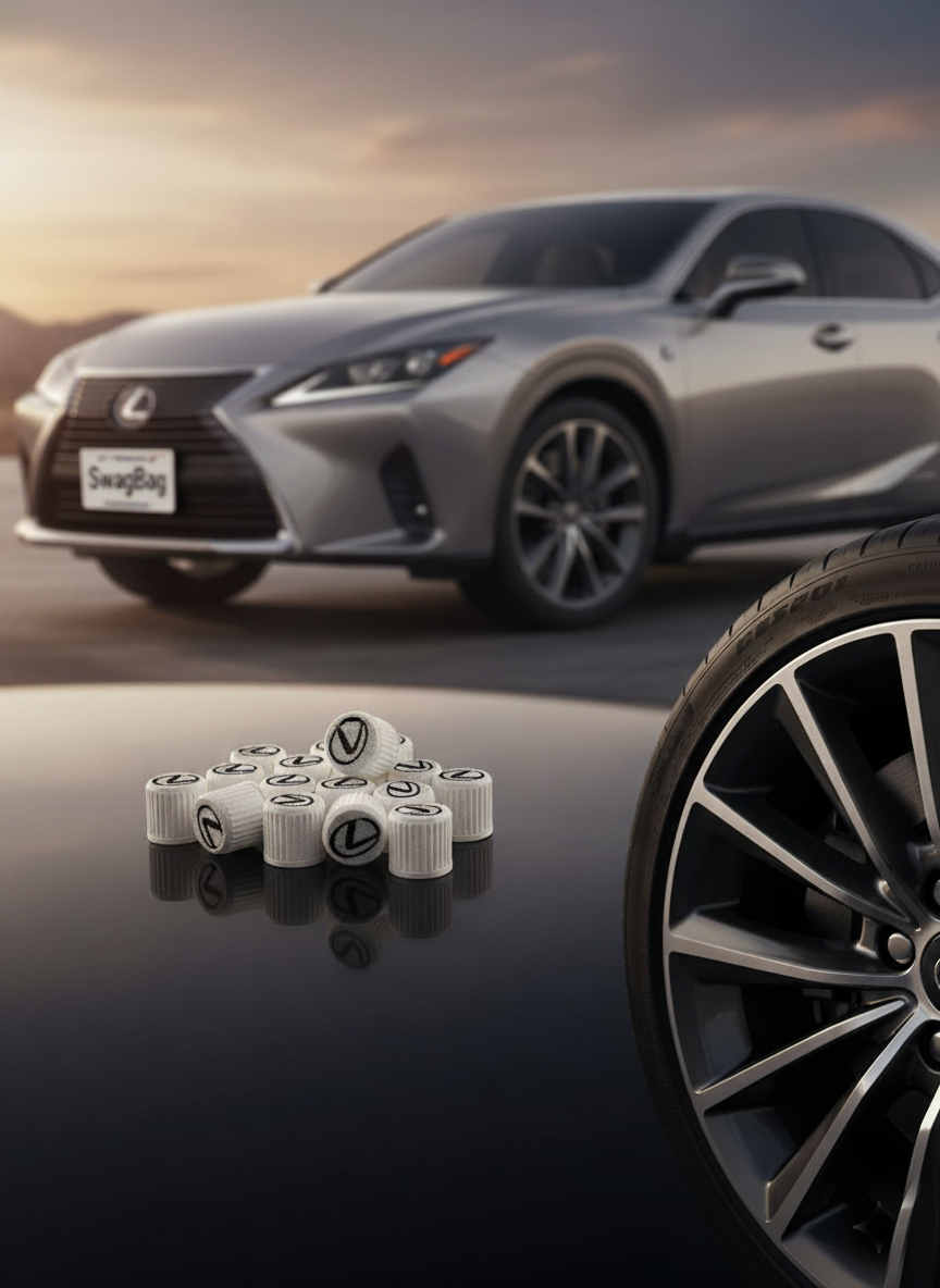 Lexus Tire Valve Caps (Set of 8)