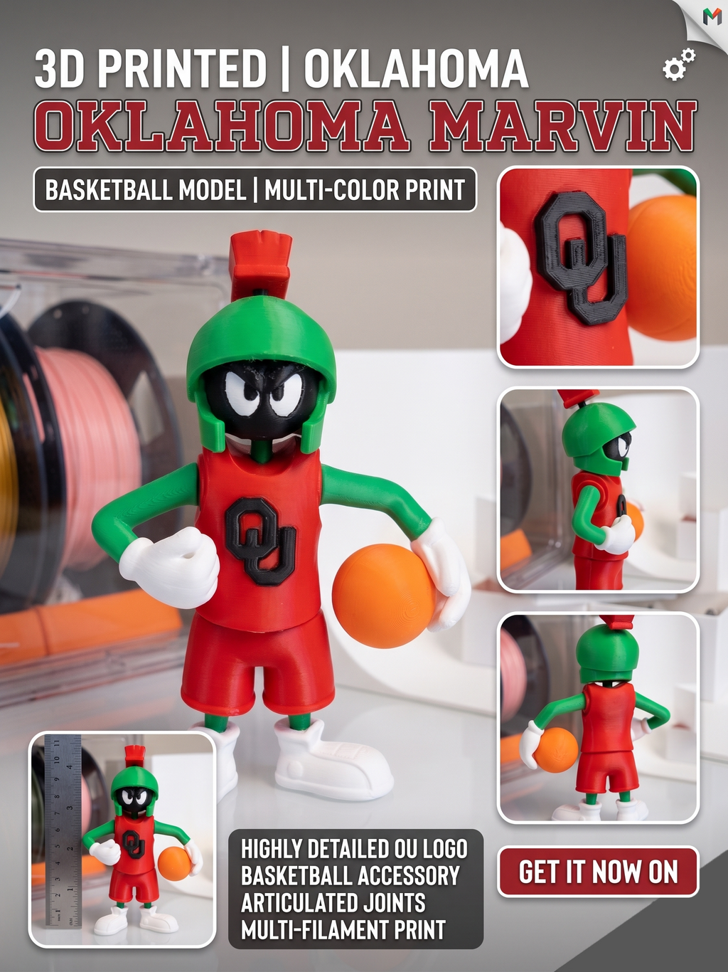 Urban Vibes Marvin The Martian OU Basketball
