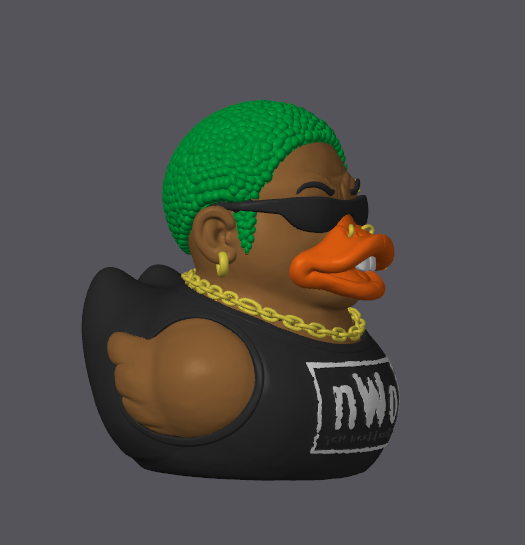 Dennis Rodman ‘The Worm’ Duck – nWo Inspired 3D Printable Collectible (Bambu Ready / Pre-Colored 3MF)