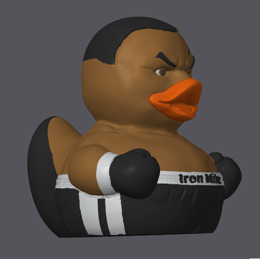 Iron Mike Tyson Duck – Full Colored Bambu Ready 3MF